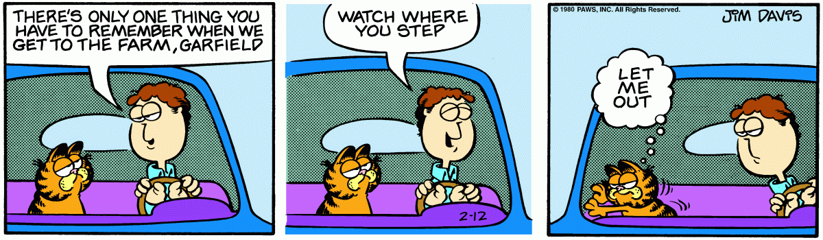 Garfield, February 12, 1980