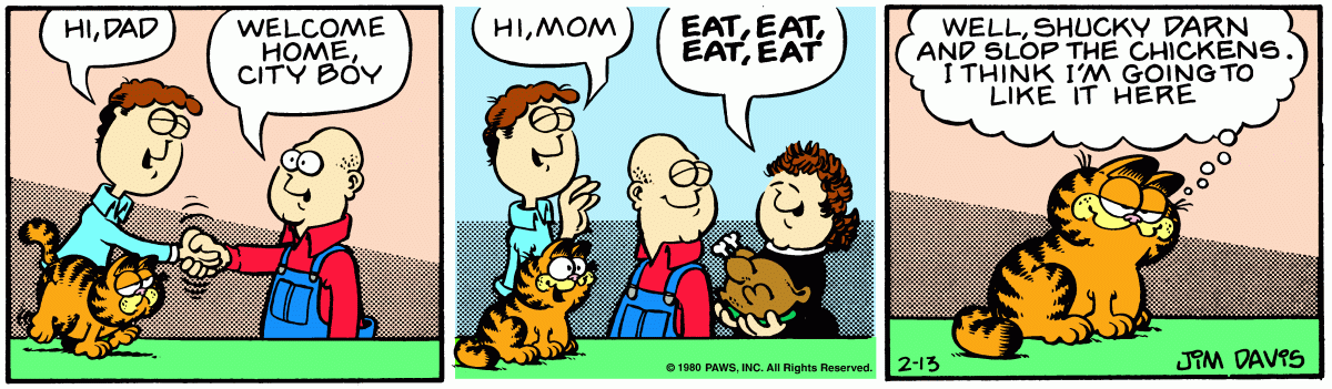 Garfield, February 13, 1980