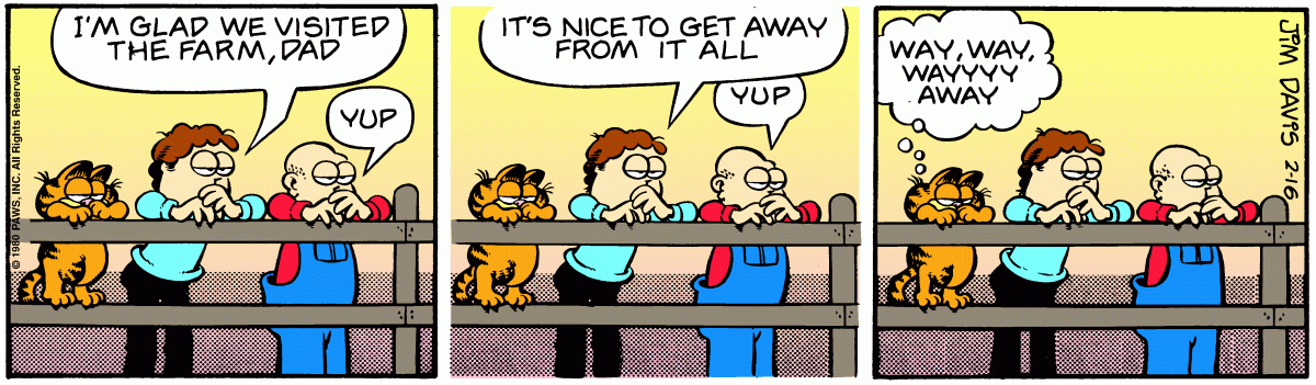 Garfield, February 16, 1980