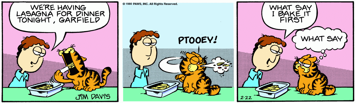Garfield, February 22, 1980