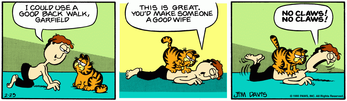 Garfield, February 23, 1980