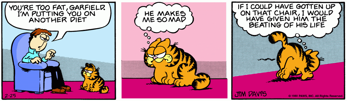 Garfield, February 25, 1980