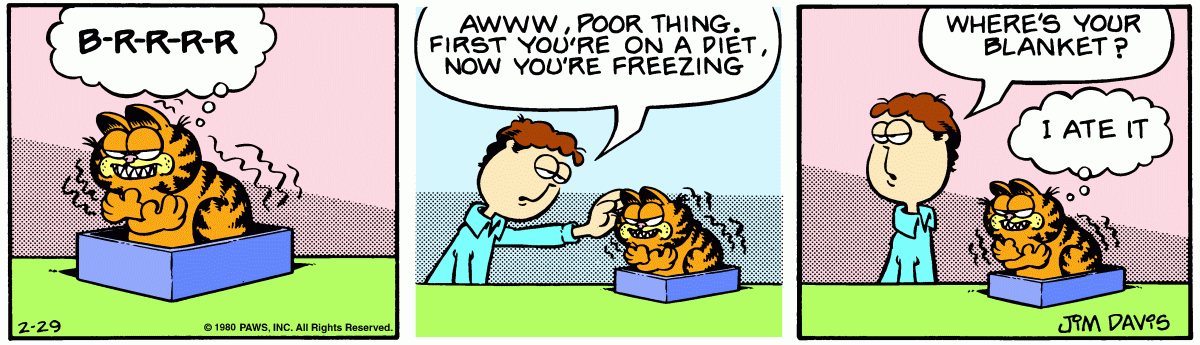Garfield, February 29, 1980