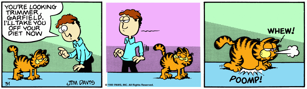 Garfield, March 1, 1980