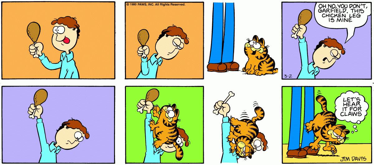 Garfield, March 2, 1980