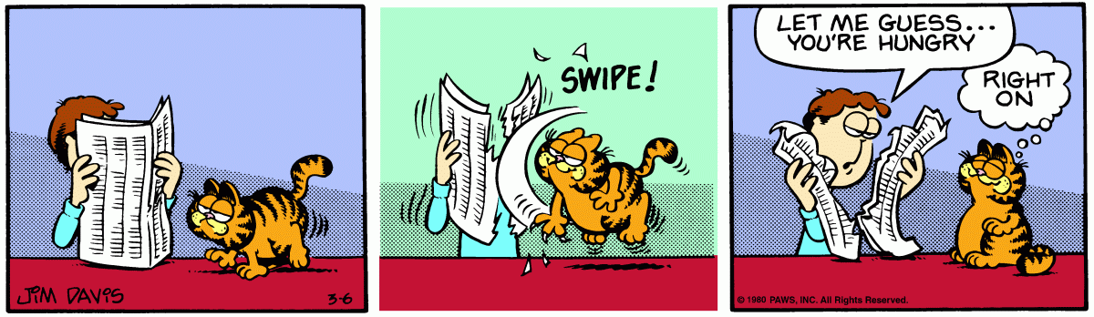Garfield, March 6, 1980