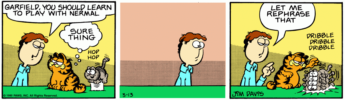Garfield, March 13, 1980