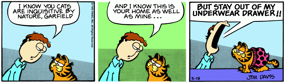 Garfield, March 19, 1980