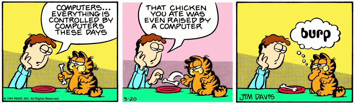 Garfield comic strip for Thursday, March 20, 1980