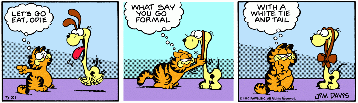 Garfield, March 21, 1980