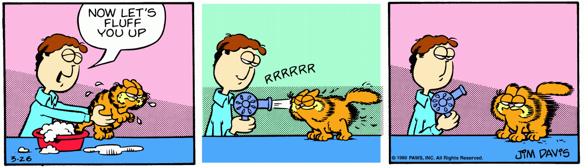 Garfield comic strip for Wednesday, March 26, 1980