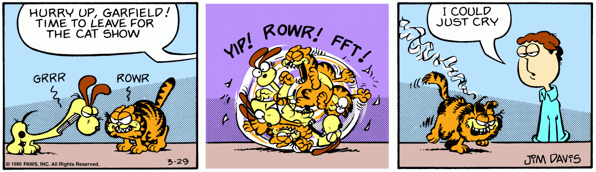 Garfield, March 29, 1980