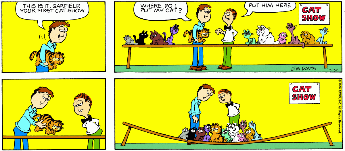 Garfield, March 30, 1980