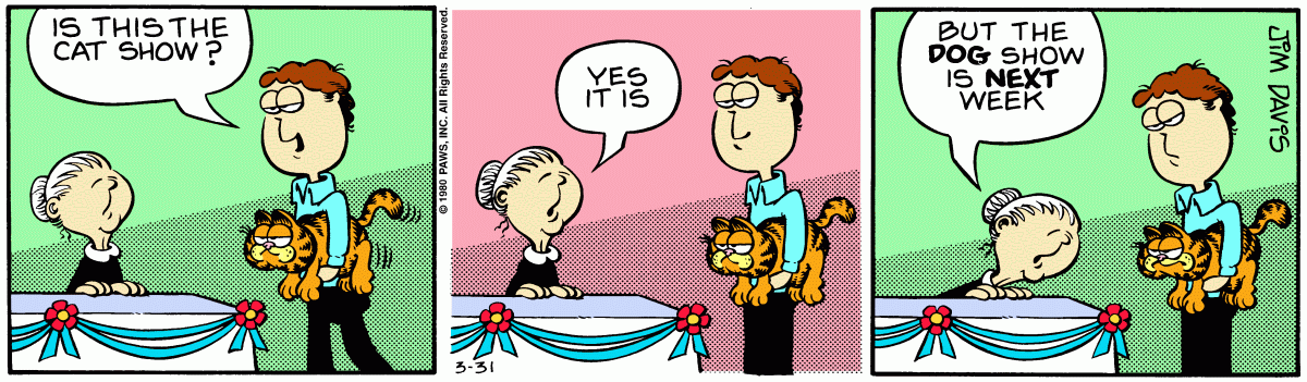 Garfield, March 31, 1980