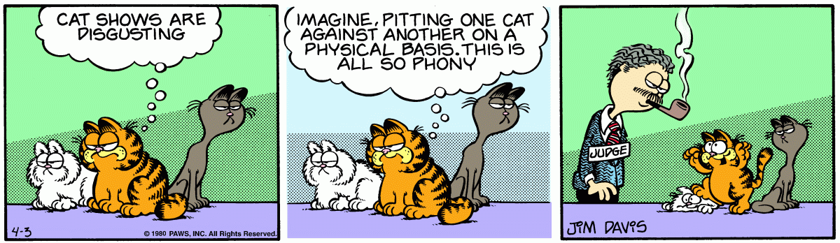 Garfield, April 3, 1980