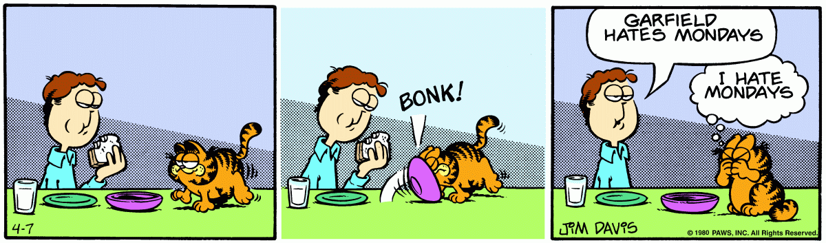 Garfield, April 7, 1980