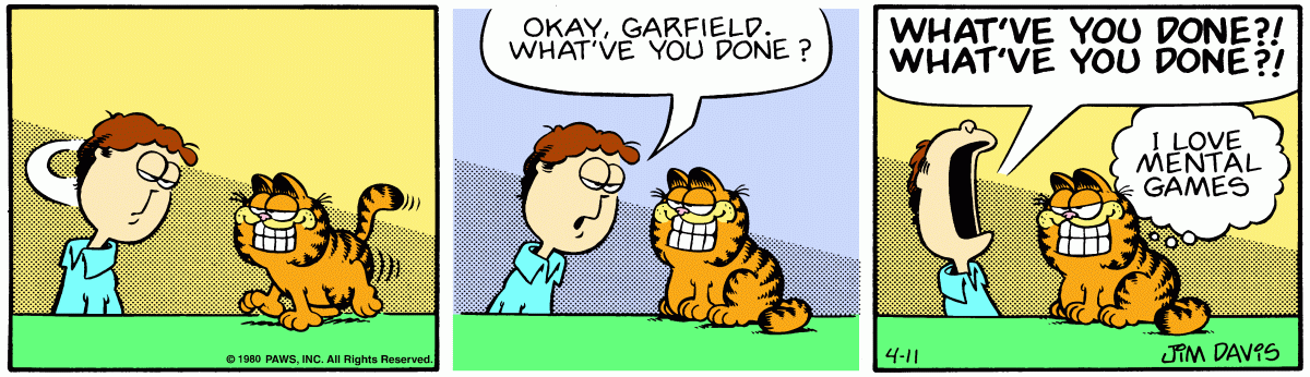 Garfield, April 11, 1980
