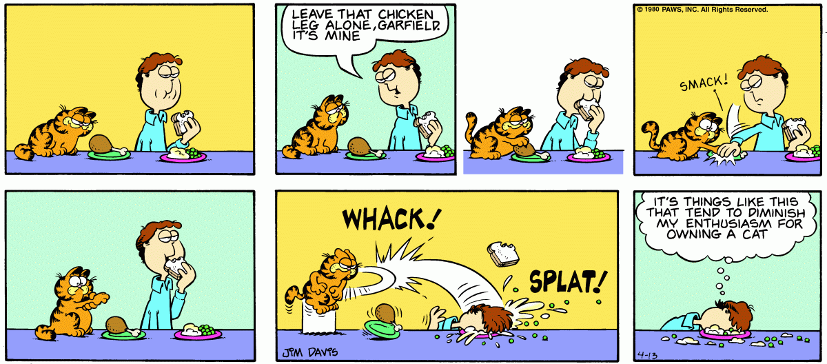 Garfield, April 13, 1980