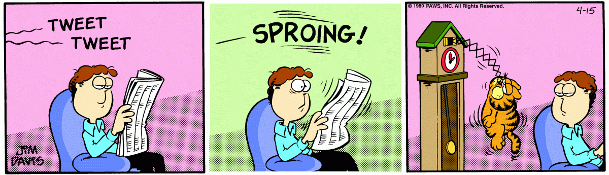 Garfield, April 15, 1980