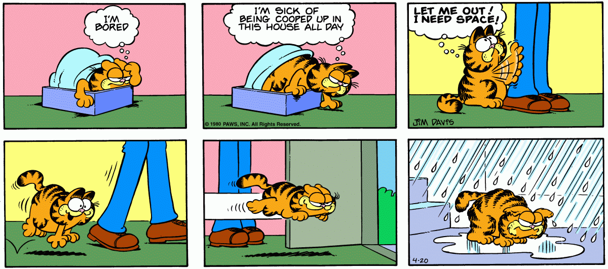 Garfield, April 20, 1980