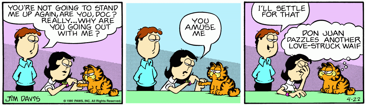 Garfield, April 22, 1980