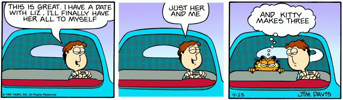 Garfield, April 23, 1980