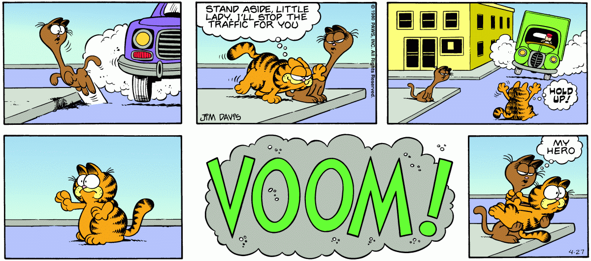 Garfield, April 27, 1980