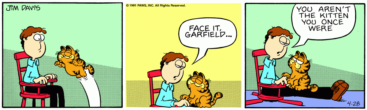 Garfield, April 28, 1980
