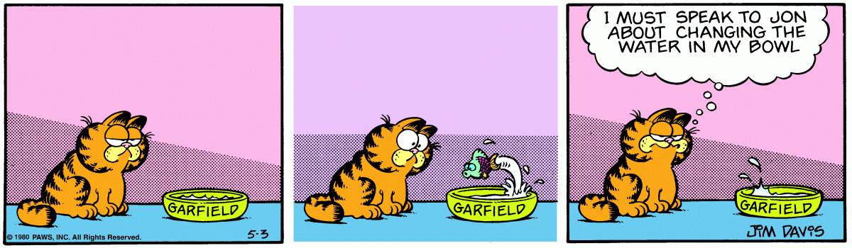 Garfield, May 3, 1980