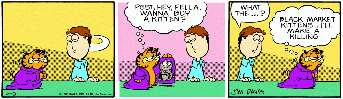 Garfield, May 9, 1980