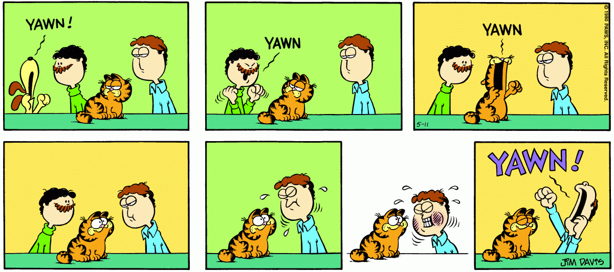 Garfield comic strip for Sunday, May 11, 1980