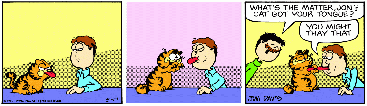 Garfield, May 17, 1980