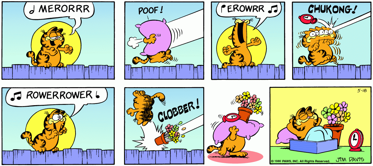 Garfield, May 18, 1980