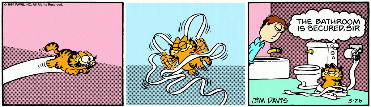 Garfield comic strip for Monday, May 26, 1980