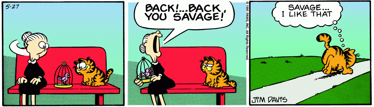 Garfield, May 27, 1980