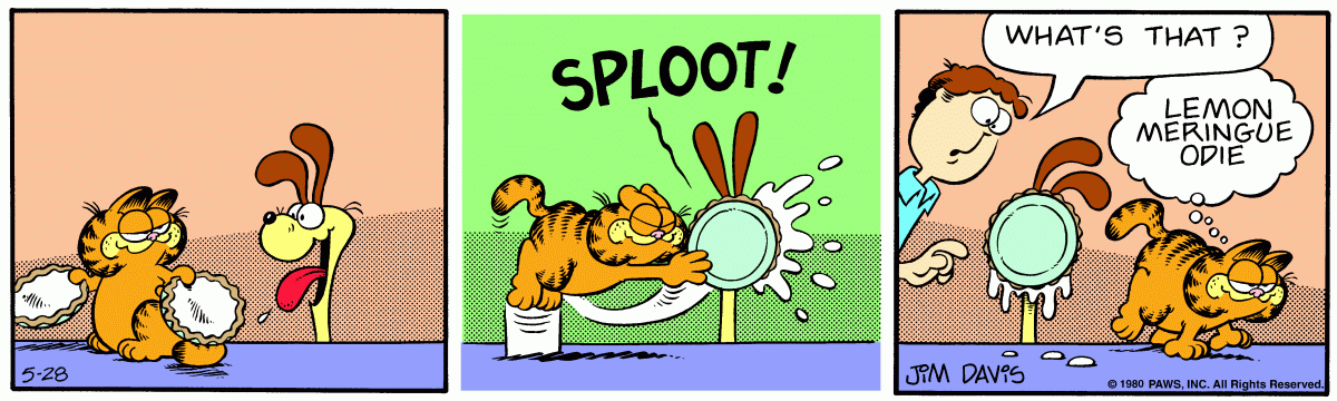 Garfield, May 28, 1980