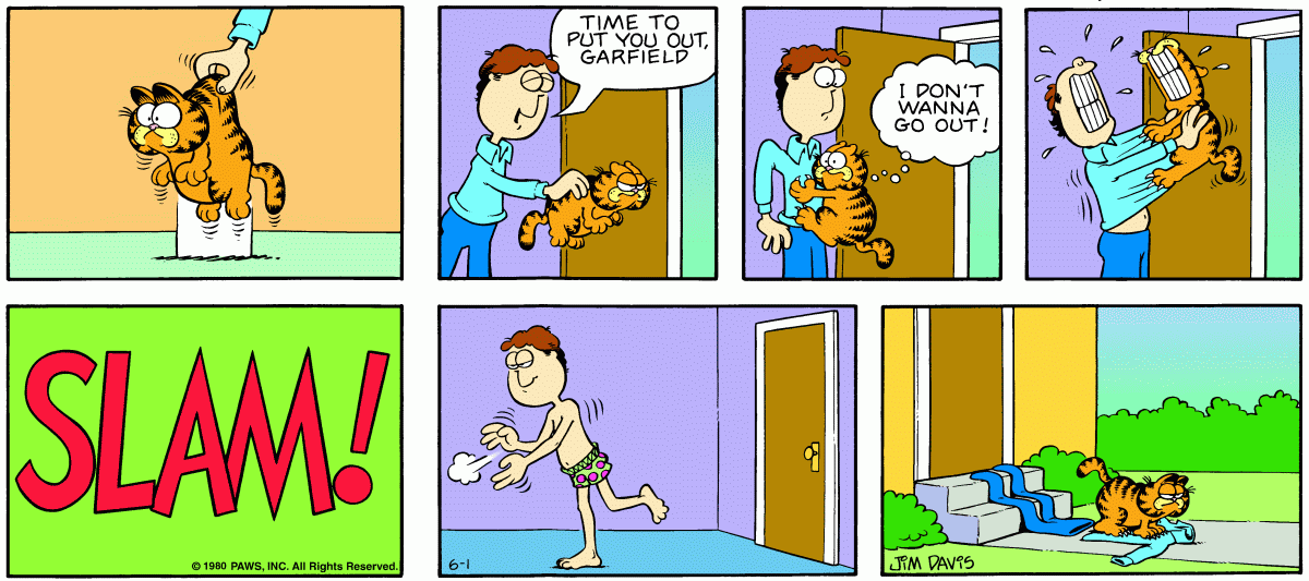Garfield, June 1, 1980