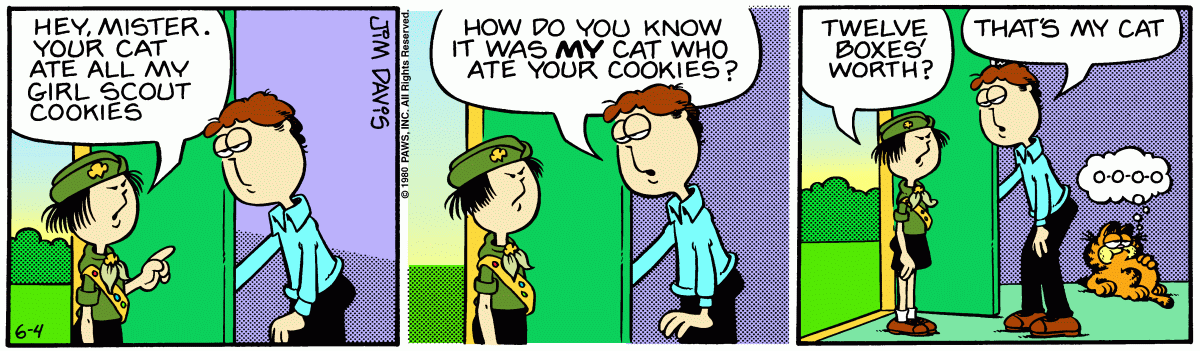 Garfield, June 4, 1980