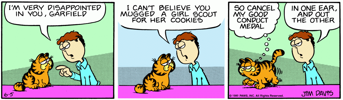 Garfield, June 5, 1980
