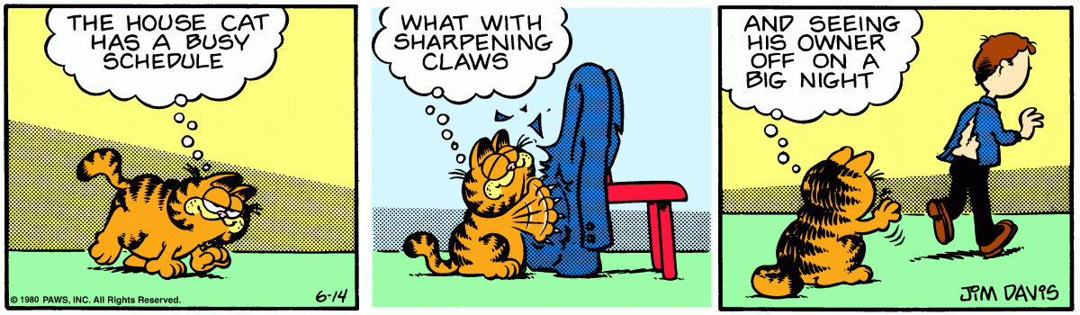 Garfield, June 14, 1980