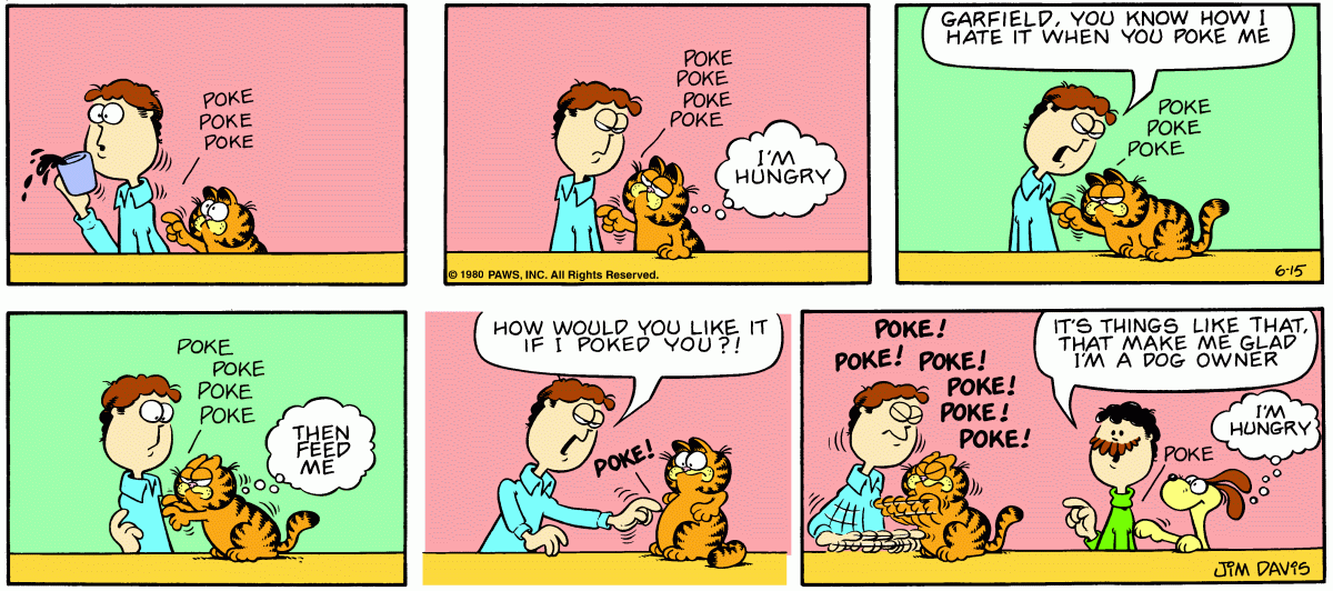 Garfield, June 15, 1980