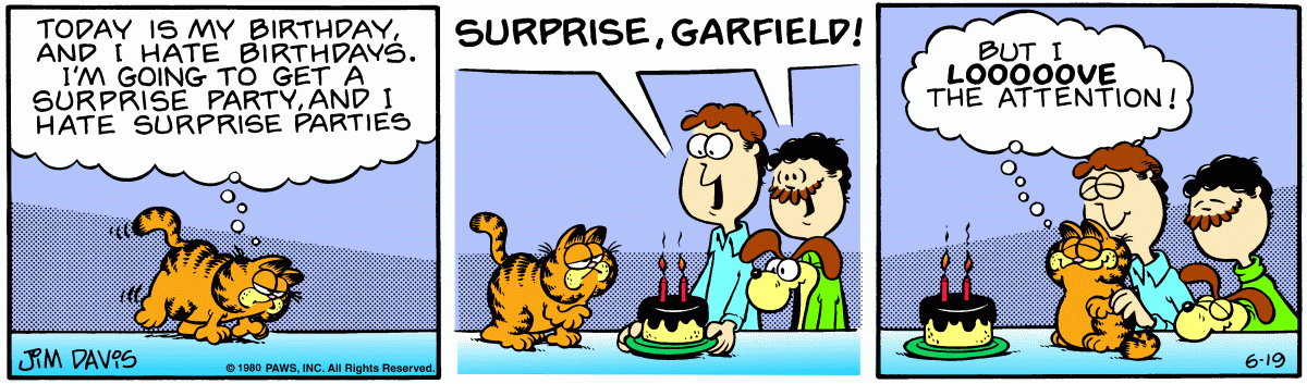 Garfield, June 19, 1980