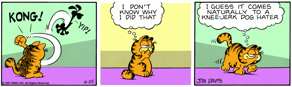 Garfield, June 25, 1980