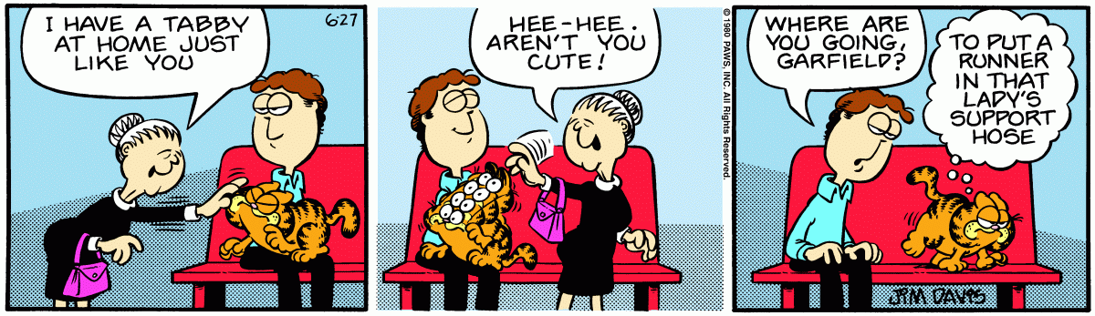 Garfield, June 27, 1980
