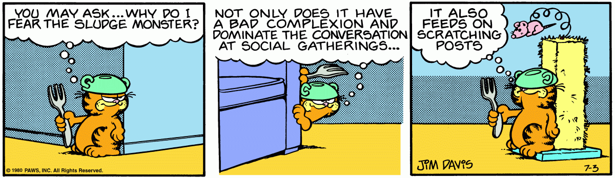 Garfield, July 3, 1980