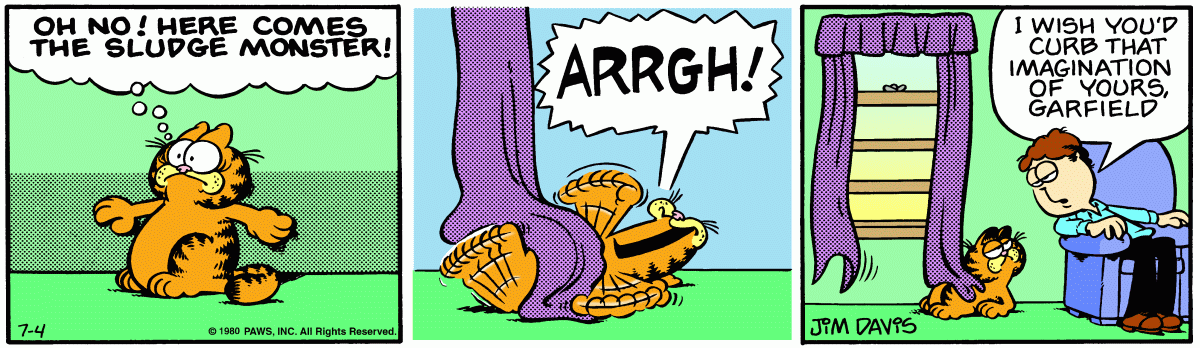 Garfield, July 4, 1980