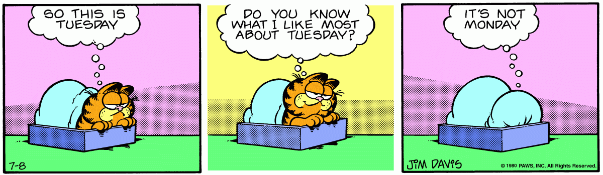 Garfield, July 8, 1980