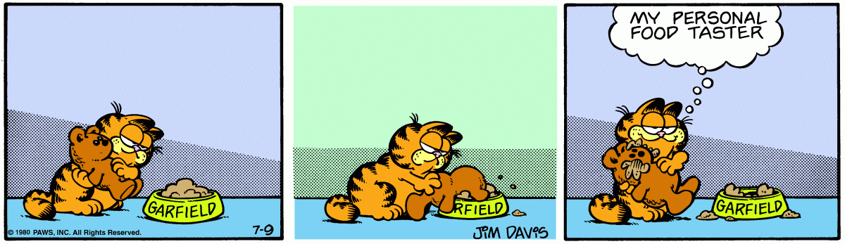 Garfield, July 9, 1980