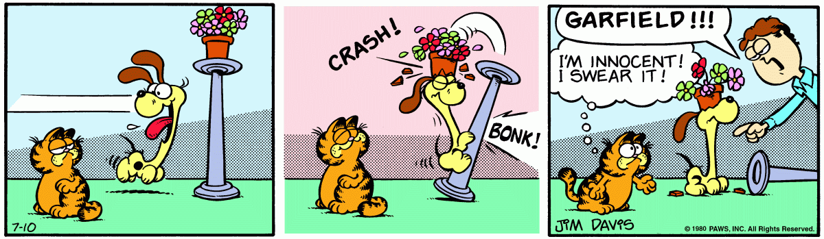 Garfield, July 10, 1980