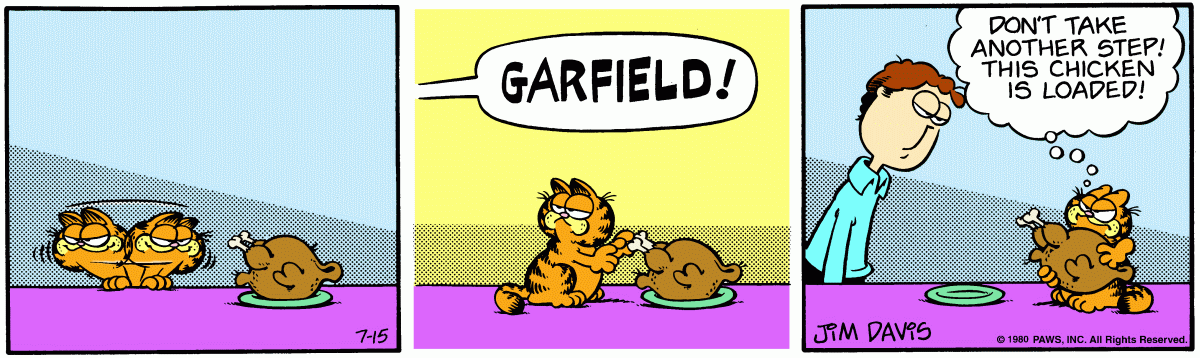 Garfield, July 15, 1980